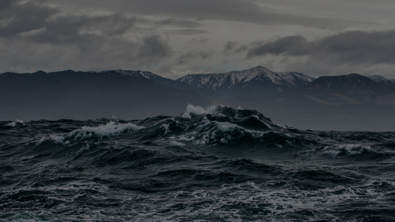 Paz em meio à tempestade.
