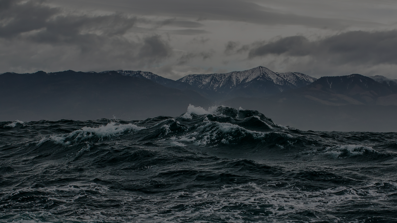 Paz em meio à tempestade.